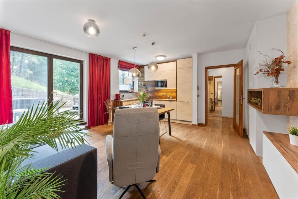 דירה Adelka 104, Private Wellness - Whirlpool, Sauna, Parking Špindlerŭv Mlýn